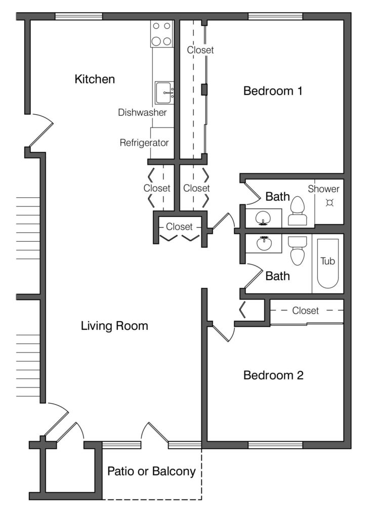 18151 Woodcreek Apartments_Floor Plans B